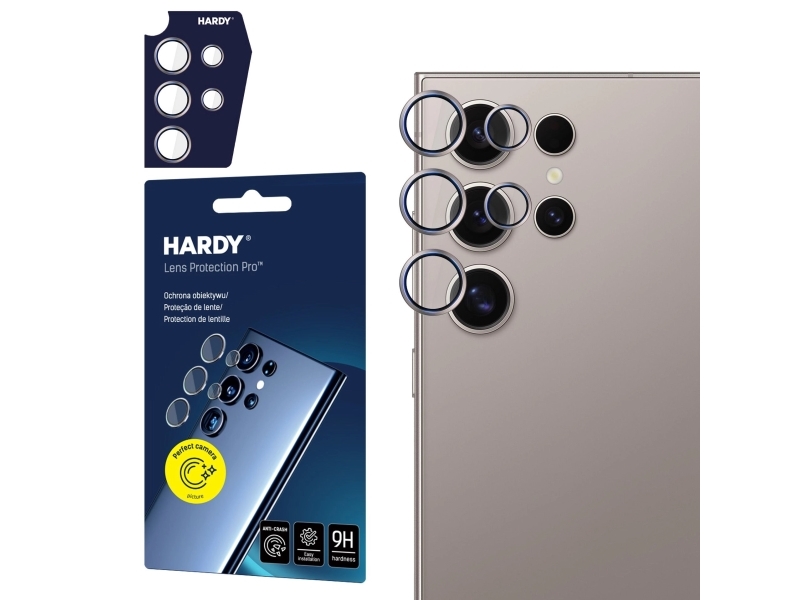 3mk Hardy Lens Protection Pro Samsung Galaxy S24 Ultra Ridseresistent Splintfri Transparent Stk