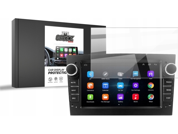 Grizzglass Keramisk Film Cardisplay Skydd För Android Bilradio Opel 2Din 7"