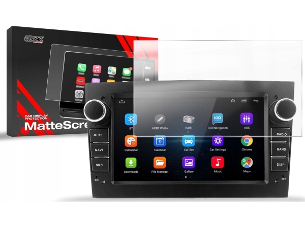 Grizzglass Cardisplay Protection Mat Folie Til Android Opel 2Din 7" Bilradio