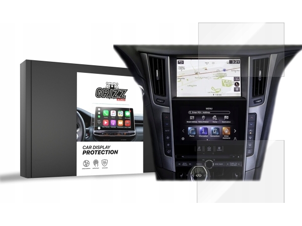 Bilradio Grizzglass Keramisk Skærmbeskyttelse Cardisplay Til Infiniti Q60 2017-2020 [2I1]
