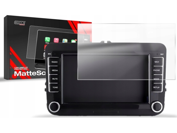 Grizzglass Cardisplay Protection Mat Folie Til Android-Bilradio Gomedia 7021 2Din 7" Volkswagen Skoda Seat