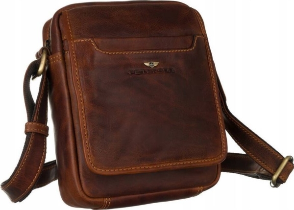 Peterson Leather Messenger Bag For Menn Lumarko!