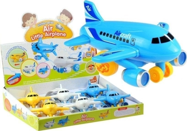 Lean Toys Žaislinis orlaivis su šviesos ir garso efektais