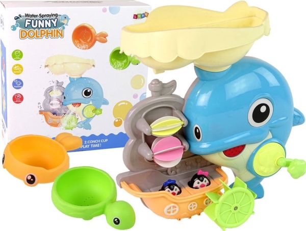 LeanToys Dolphin Waterfall Badkar Duschleksak | Andra leksaksmärken - Leksaksbilen | GameStuff