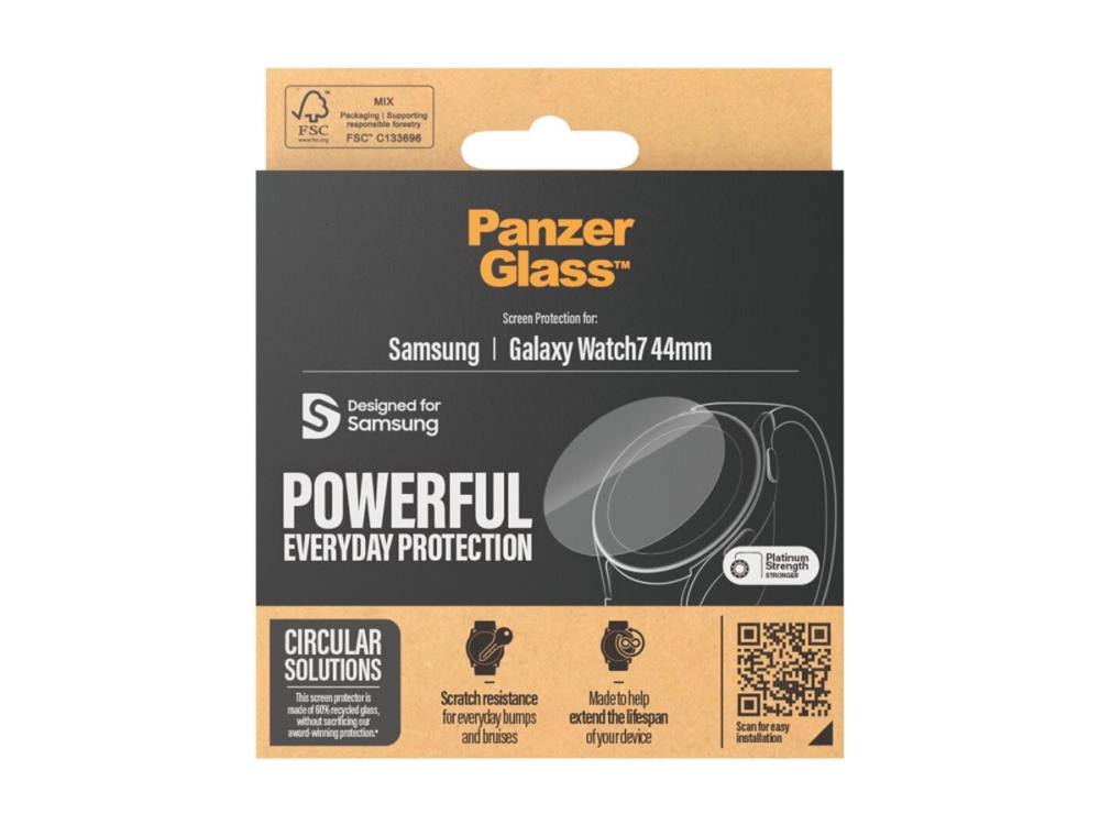 Panzerglass - Skærmbeskytter For Smart Watch - Glas - For Samsung Galaxy Watch7 (44 Mm)