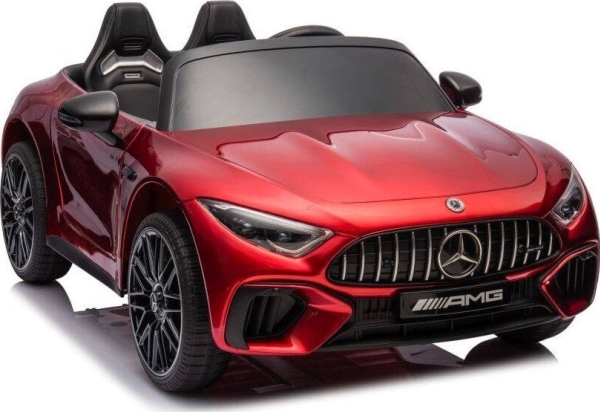 Dvivietis vaikiškas elektromobilis Lean Cars Mercedes AMG SL63, raudonas