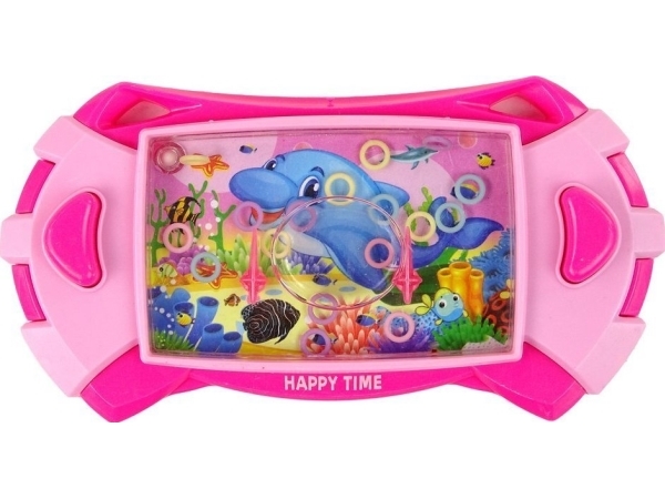 LeanToys Water Dolphin Arcade Spelkonsol Rosa | Utomhusleksaker - Glasögon & Dykmaske - Vattenleksaker | GameStuff