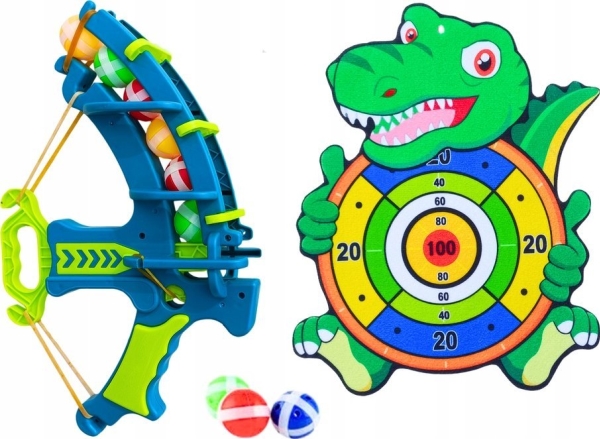 LeanToys Kardborreband Ball Sköld Dragon Pistol Båge | Leksaker - Rollek - Blaster och leksaksvapen | GameStuff