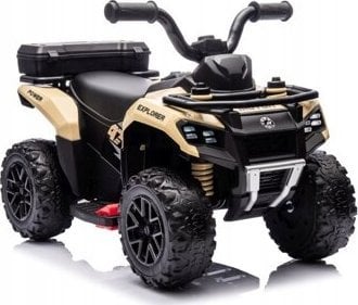 Lean Cars Elektrinis keturatis vaikams, juodas