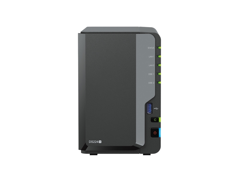 Synology Diskstation Ds224+, Nas, Desktop, Intel Celeron , J4125, 2 Gb, Ddr4