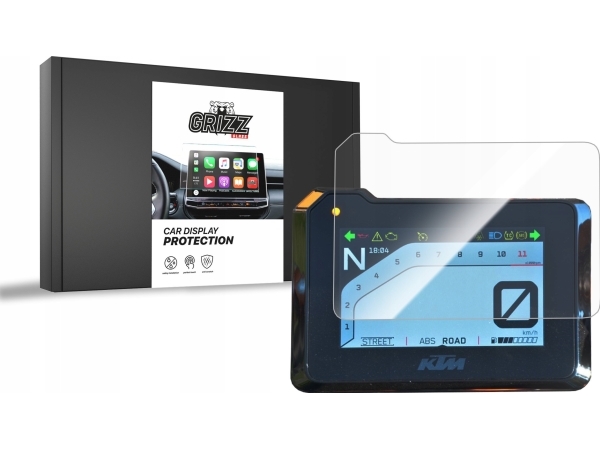 Grizzglass Ceramic Film Cardisplay Protection For Husqvarna Svartpilen 401 5" 2024