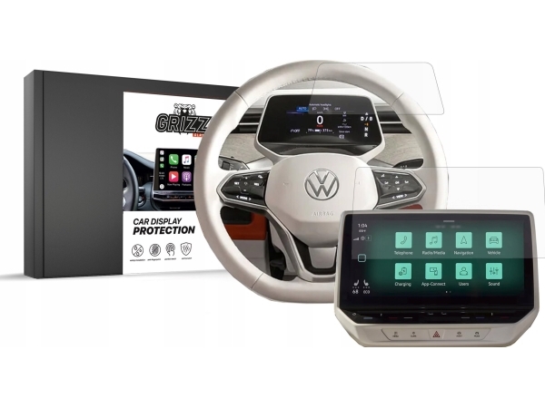 Grizzglass Mat Skærmfolie Cardisplay Protection Til Volkswagen Id. Buzz 10"