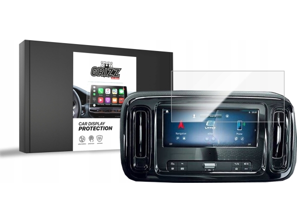 Grizzglass Folia Ceramiczna Grizzglass Cardisplay Protection Do Mercedes Vito Mbux 10,25" 2023-2024