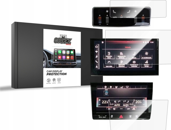 Grizzglass Keramisk Film Cardisplay Protection Til Audi Q7 2019-2024 [3-I-1]