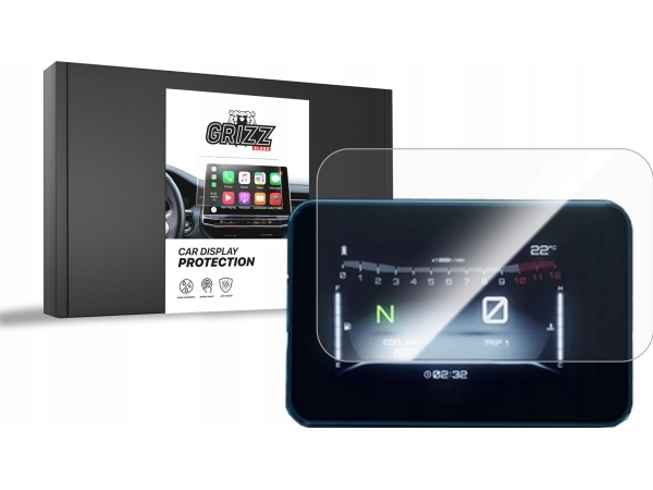 Grizzglass Keramikfilm Grizzglass Cardisplay Protection Til Yamaha Mt-07 5" 2024