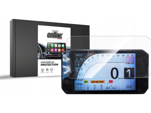 Grizzglass Keramik-Display-Schutz Cardisplay Protection Für Honda Cbr600r 5" 2024
