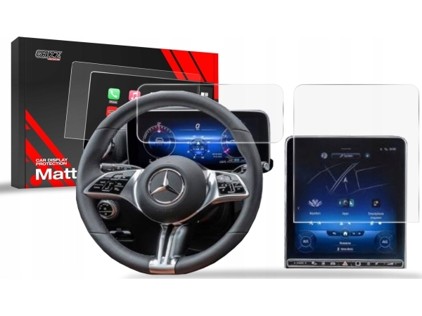 Grizzglass Folia Matowa Grizzglass Cardisplay Protection Do Mercedes Eqs Widescreen 2021-2024 [2W1]