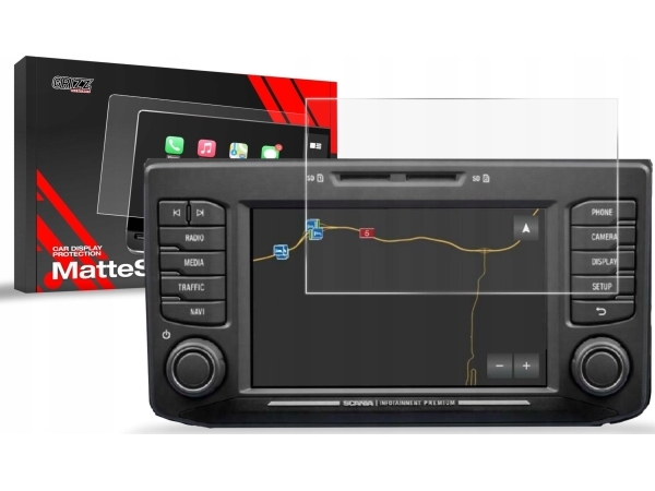 Navigointikotelo GrizzGlass CarDisplay Suojaus mattapintainen folio Scania R 8:lle