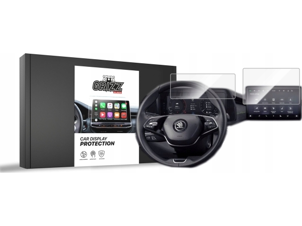 Grizzglass Keramisk Bilskærm Cardisplay Protection Til Skoda Kodiaq 2 13" 2024 [2I1]