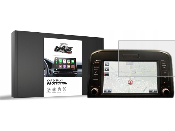 Grizzglass Matte Folie Cardisplay Protection Für Kia Rio 3 7" 2011-2017