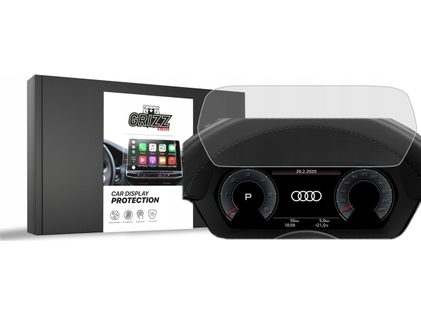 Grizzglass Mat Skærmbeskytter Cardisplay Protection Til Audi Rs3 8Y Virtual Cockpit Plus 12,3" 2020