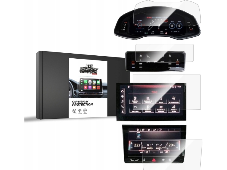 Grizzglass Keramisk Folie Grizzglass Cardisplay Protection Til Audi Q7 2019-2024 [4W1]