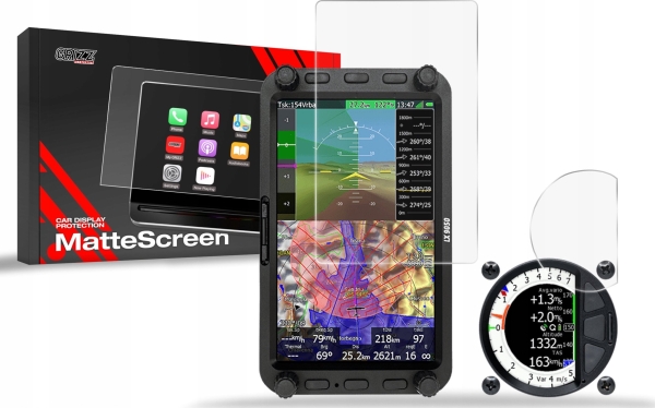 Grizzglass Folia Matowa Grizzglass Cardisplay Protection Do Lx9050 Vario V8 [2W1]