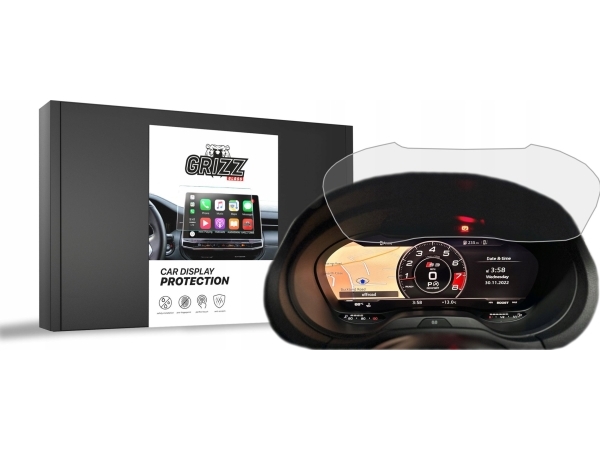 Grizzglass Matte Folie Cardisplay Protection Für Audi A3 8V Virtual Cockpit Retrofit 12" 2012-2019