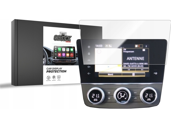 Grizzglass Cardisplay Protection Keramisk Film Til Renault Kadjar 7" 2019-2022