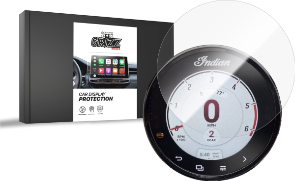 GrizzGlass keramisk film GrizzGlass CarDisplay Protection för Indian Sport Scout 4 2022-2024