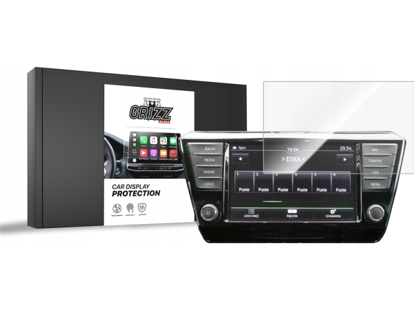 Grizzglass Keramikfolie Cardisplay Protection Für Skoda Superb 3 2015-2019