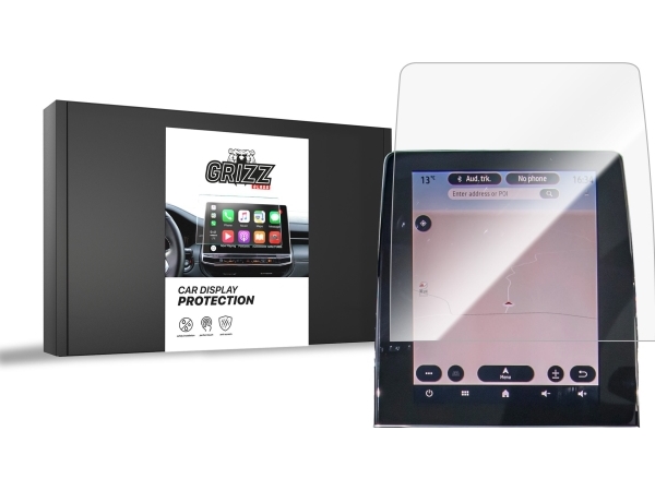 Grizzglass Cardisplay Protection Keramisk Film Til Renault Clio 5 9,3" 2020