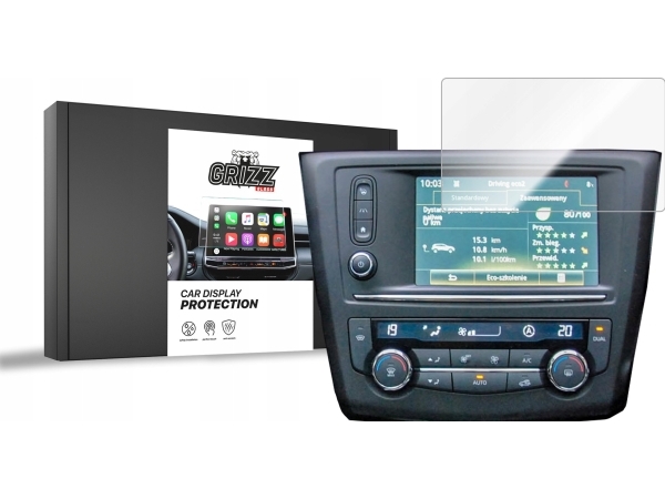 Grizzglass Cardisplay Protection Keramisk Film Til Renault Kadjar 7" 2016-2019