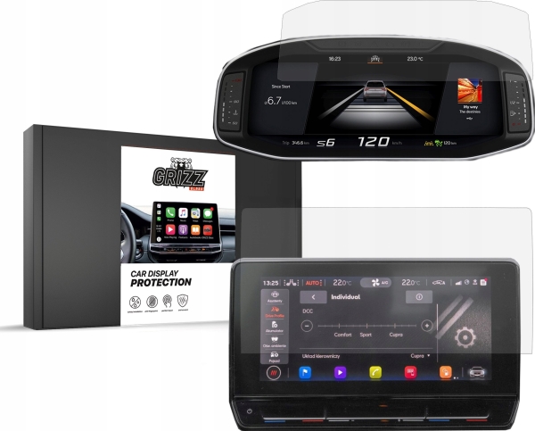 Grizzglass Keramik-Schutzfolie Für Cupra Formentor 10" 2020 [2W1]
