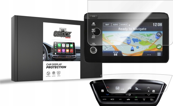 Grizzglass Keramisk Film Cardisplay Protection Til Honda Hr-V 2 2019-2022 [2-I-1]