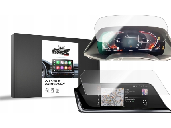 Grizzglass Keramisk Film Cardisplay Protection Til Bmw Z4 G29 10,25" 2019 [2 Pack]