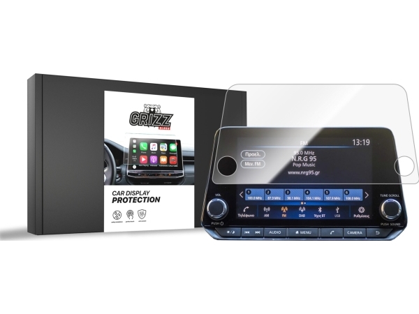 Grizzglass Keramikfolie Grizzglass Cardisplay Protection Für Nissan Qashqai 3 9" 2021
