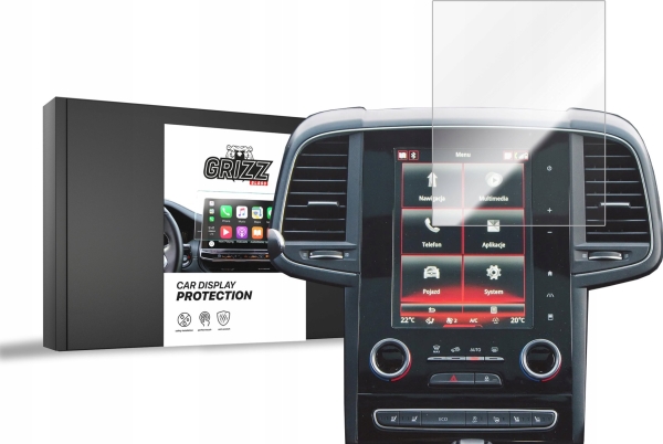 Grizzglass Keramikfolie Grizzglass Cardisplay Protection Für Renault Koleos 2 8,7" 2017