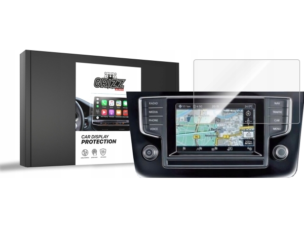 Grizzglass Keramisk Folie Cardisplay Protection Til Volkswagen Vw Golf 6 Discover Media 1. Gen.