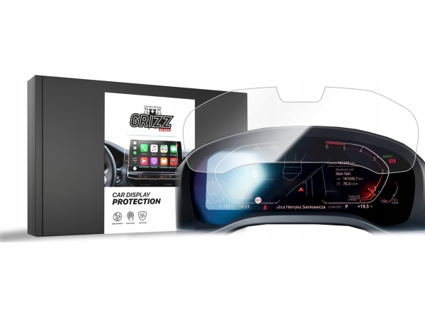 GrizzGlass Folia ceramiczna GrizzGlass CarDisplay Protection do BMW X7 G07 Live Cockpit Sensor 12,3 2018-2022