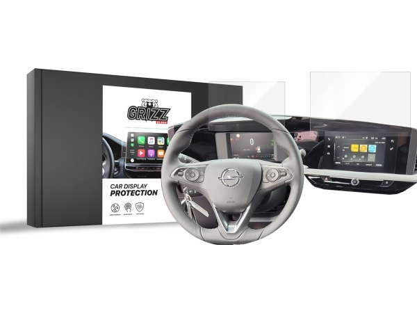 Grizzglass Cardisplay Protection Ceramic Film Til Opel Mokka 2 7" 2021 [2In1]