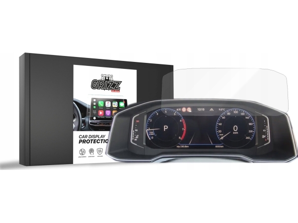 Grizzglass Keramikfolie Cardisplay Protection Für Volkswagen T-Cross Digital Cockpit 8" (2023)