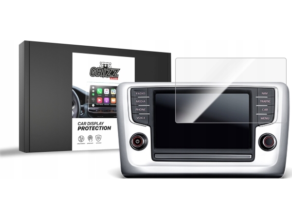 Grizzglass Keramisk Film Grizzglass Cardisplay Protection Til Volkswagen Vw Golf 6 Discover Media 2 Gen.