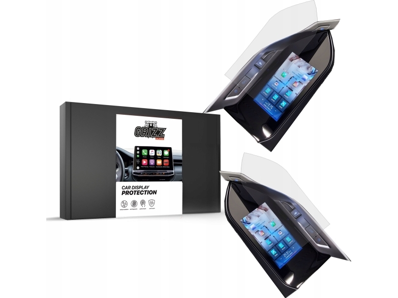 Grizzglass Matte Folie Cardisplay Protection Für Bmw 7 G70 Mittelarmlehne 5,5" 2023 [2In1]