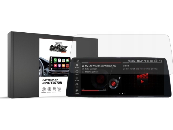 Grizzglass Mat Folie Cardisplay Protection Til Bmw 5 G30 12,25" 2020-2023