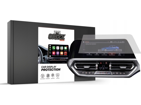 Grizzglass Mat Beskyttelsesfilm Cardisplay Protection Til Bmw 3 G20 8,8" 2018-2022