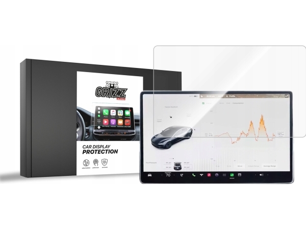 Grizzglass Keramikfolie Cardisplay Protection Für Tesla Model 3 Highland 2023