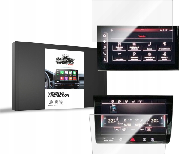 Grizzglass Keramisk Film Cardisplay Protection Til Audi Q7 2 [2-I-1]