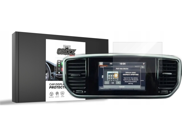 Grizzglass Cardisplay Protection Keramisk Film Til Kia Sportage 4 7" 2018-2021