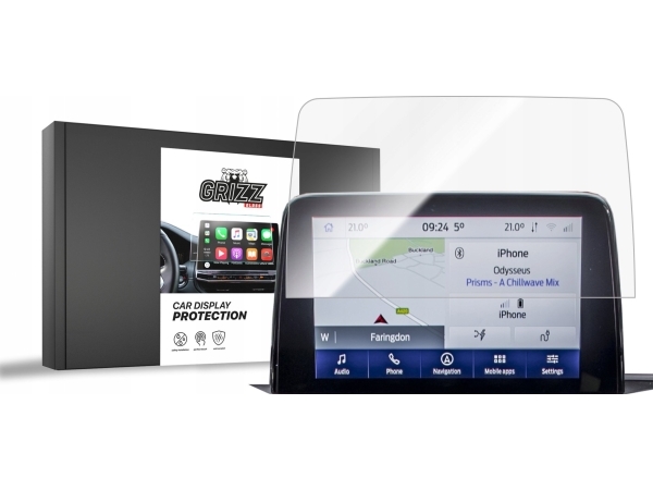 Grizzglass Keramikfolie Grizzglass Cardisplay Protection Für Ford Fiesta 7 (2016-2023)